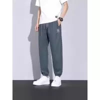 冰丝运动长裤男士韩版大码学生宽松版束脚休闲裤