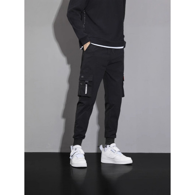 夏季宽松哈伦束脚裤男韩版潮流运动休闲长裤子