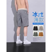 夏季新款美式短裤男潮牌薄款设计感小众宽松大码运动裤