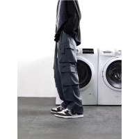 夏季薄款新款直筒工装裤阔腿长裤宽松美式高街潮流百搭裤