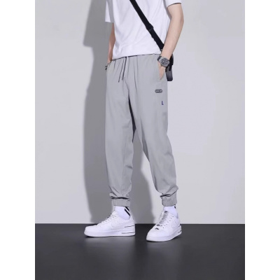 男士休闲裤弹力宽松简约舒适韩版青少年学生修身小脚长裤