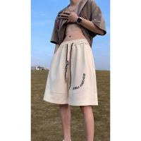 美式字母短裤休闲运动休闲男女高街百搭裤