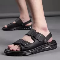 凉鞋男士2025年夏季新款气垫开车拖鞋休闲运动防滑软底户外沙滩鞋