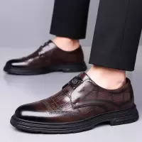 温州皮鞋男真皮2025新款男士商务正装皮鞋一脚蹬休闲高级感男皮鞋
