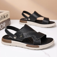 2025夏季新款男士凉鞋软底耐磨拖鞋外穿两用沙滩男凉拖鞋