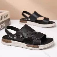 2025夏季新款男士凉鞋软底耐磨拖鞋外穿两用沙滩男凉拖鞋