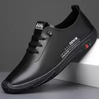 2025新款休闲男鞋透气潮流豆豆鞋懒人豆豆鞋软底小白鞋子