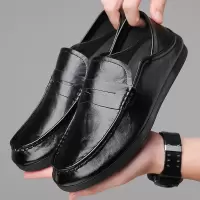 豆豆鞋男透气男士休闲单鞋真皮软底驾车鞋懒人乐福鞋潮鞋