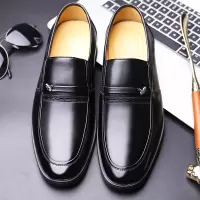 春夏季商务正装皮鞋男真皮头层皮男士鞋子透气打孔洞洞鞋男