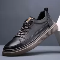 板鞋男真皮百搭透气休闲鞋男鞋子2025新款潮流春季男士运动小白鞋