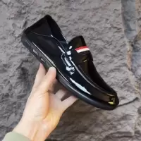 豆豆鞋男士透气休闲百搭皮鞋春季新款懒人一脚蹬乐福鞋男款潮