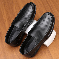 真皮豆豆鞋男鞋2025新款乐福潮鞋男士韩版百搭一脚蹬驾车休闲皮鞋