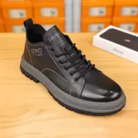 真皮马丁靴男士潮流英伦工装春季休闲板鞋男中邦短靴子纯牛皮