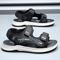 2025新款凉鞋男款户外运动休闲沙滩男士夏季外穿防滑防水洞洞鞋子