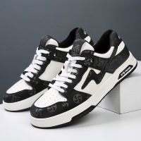 秋冬新款小白鞋男真皮休闲鞋潮流男士轻底空军一号运动板鞋子