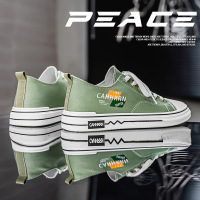 2025年新款春夏季男士休闲时尚透气日常百搭潮流低帮男款帆布板鞋