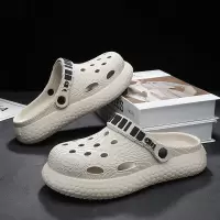 2025春夏轻便透气室内居家拖男女款拖鞋厚底外穿时尚休闲情侣凉鞋