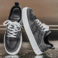 2025春季新款男士休闲日常百搭舒适厚底系带舒适男士运动潮流板鞋