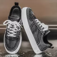 2025春季新款男士休闲日常百搭舒适厚底系带舒适男士运动潮流板鞋