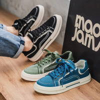 帆布鞋男夏季透气休闲软底板鞋青少年运动鞋韩版百搭简约布鞋2025