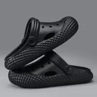 情侣款纯色时尚休闲包头凉鞋春夏轻便透气室内居家拖男女款拖鞋