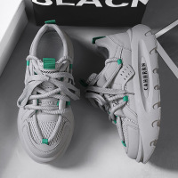 新款男士运动松紧带套脚男鞋时尚日常圆头百搭浅口平底休闲男鞋