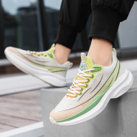 男鞋2025新款春季透气运动休闲跑鞋青少年学生潮流轻便软底运动鞋