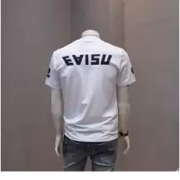 夏季男士刺绣短袖T恤衫男青年圆领休闲半袖丝光棉上衣男T恤潮