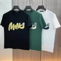 夏季短袖圆领T恤男士上衣刺绣潮流修身简约字母打底休闲半袖