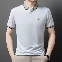 新款polo衫男短袖中年男士商务休闲翻领T恤衫刺绣薄款宽松爸爸装