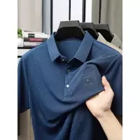 短袖polo衫男夏季男款2025新款男高端冰丝T恤衫男爸爸装休闲T恤潮