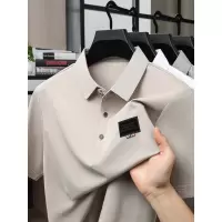 翻领短袖Polo男衫2025夏短袖T恤透气薄款休闲半袖潮流有领体恤男