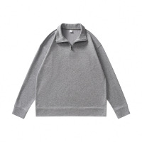 男女情侣卫衣春秋季新款潮牌半高领拉链上衣港风时尚内搭打底衫