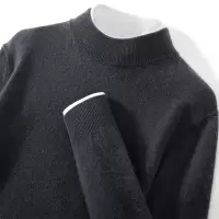 山羊绒衫男士半高领毛衣商务休闲长袖打底针织衫内搭秋冬新款上衣