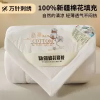 2025新款疆棉花万绣夏凉被水洗棉空调被夏季薄被子单双人被子