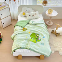 A类60S长绒棉刺绣儿童夏凉被纯棉空调被幼儿园宝宝午睡全棉夏被子
