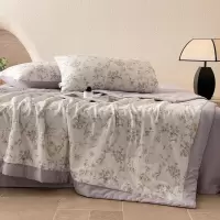 时尚ins全棉双层纱莱赛尔夏被莱赛尔夏被天丝夏凉被夏被四件套