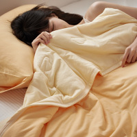 软到离谱丨全棉A类被子针织棉夏季空调被夏被纯棉夏凉被薄被子