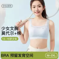 12-18岁发育期少女内衣初中大童小学生文胸防震网孔透气运动背心