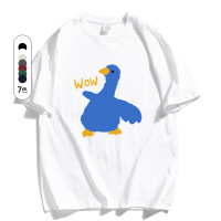 夏季潮牌短袖t情侣时尚男士休闲百搭男女纯棉青少年T恤男上衣圆领