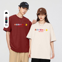 情侣纯棉T恤夏季新款短袖青少年宽松潮流圆领休闲百搭打底衫上衣