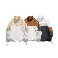 新款超薄防晒衣夏季男防紫外线男士户外百搭简约ins纯色连帽男装