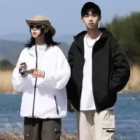 男夏季薄款大码透气休闲防晒衣立领防晒服情侣网红同款钓鱼皮肤衣