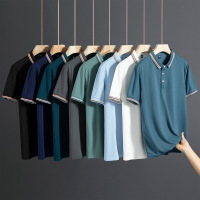 男装新款POLO衫男士春夏季潮流纯色百搭简约公版上衣商务短袖T恤