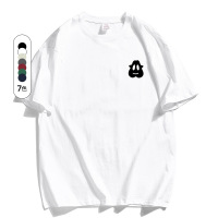 男装纯棉短袖T恤夏季新款简约设计感印花T恤男上衣宽松打底衫体恤