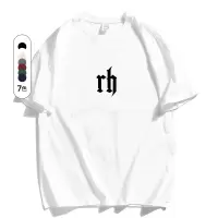 短袖T恤男夏季新款潮牌ins纯棉印花上衣潮体恤男士休闲打底衫男装