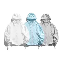 冰丝防晒衣50+男士薄款休闲户外防晒夹克男外套宽松ins运动男上衣