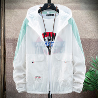 防晒服男夏季薄款透气加大码防晒衣外套情侣款防晒衫休闲连帽男装