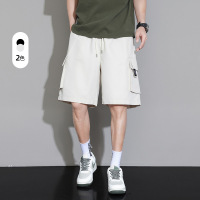 夏季新款运动短裤宽松韩版休闲男士工装裤百搭五分短裤子潮流男装