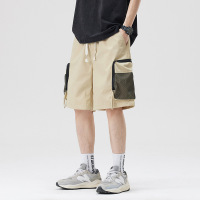 夏季薄款纯色短裤休闲男士短裤百搭日常抽绳宽松五分裤运动潮牌裤